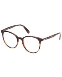 Moncler - Eyewear Oval Frame Glasses - Lyst
