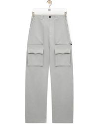 Loewe - Multi-Pocket Hammer-Loop Cargo Wide-Leg Pants - Lyst