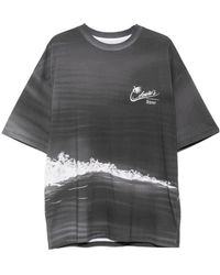 Amiri - Palm Tree Printed Crewneck T-Shirt - Lyst