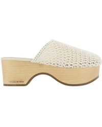 Magda Butrym - Crochet Clog Round Toe Mules - Lyst