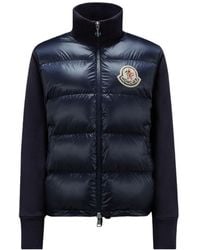 Moncler - Padded Zip-Up Sweatshirt - Lyst