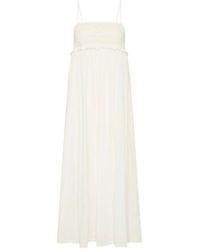 Posse - Danielle Lace-Trim Maxi Dress - Lyst