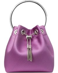 Jimmy Choo - Bon Bon Satin Handbag - Lyst