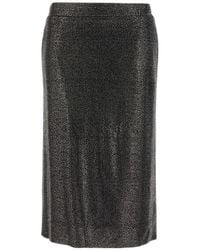 GIUSEPPE DI MORABITO - Crystal-Embellished Midi Skirt - Lyst