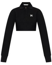 Palm Angels - Monogram Polo Top - Lyst