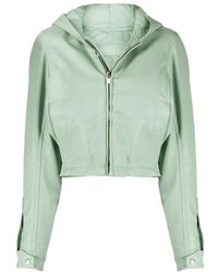 Rick Owens - Short-Style Casual Jacket With A Hat - Lyst