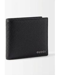 Gucci - Logo Plaque Bifold Wallet - Lyst