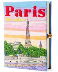 Olympia Le-Tan - Appliquéd Canvas Clutch - Lyst