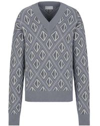 Dior - Long-Sleeved Knitted Pullover - Lyst