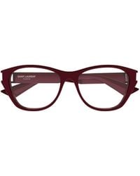 Saint Laurent - Cat-Eye Glasses - Lyst