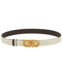 Ferragamo - Reversible And Adjustable Gancini Belt - Lyst