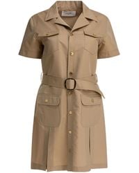 Celine - Short Sleeve Dress - Lyst