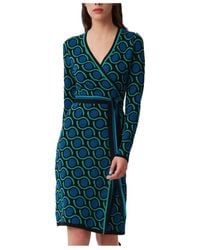 Diane von Furstenberg - Polka Dot Wrap Dress - Lyst