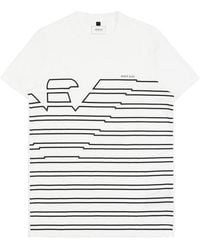 Armani Jeans - Round-Necked T-Shirt - Lyst