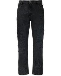 Balmain - Jeans With Belt Loops - Lyst