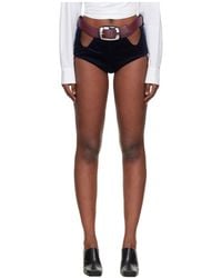 Jean Paul Gaultier - Belted Shorts - Lyst