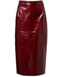 Sportmax - Leather Pencil Skirt - Lyst