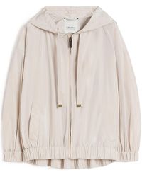 Max Mara - 'S Cammeo Taffeta Hooded Jacket - Lyst