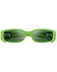 Gucci - Eyewear Rectangular Frame Sunglasses - Lyst