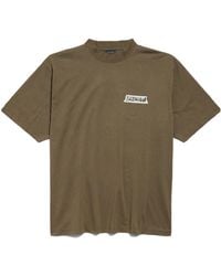 Balenciaga - Masking Tape Medium Fit T-Shirt - Lyst
