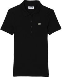 Lacoste - Logo-Appliqué Polo Shirt - Lyst