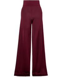 Galvan London - Draped Cuffed Wide-Leg Trousers - Lyst
