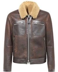 Tom Ford - Zip-Up Leather Jacket - Lyst