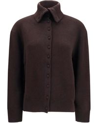 Lisa Yang - High-Neck Knitted Cardigan - Lyst