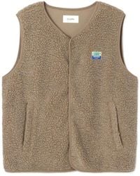 American Vintage - Logo Fleece Jacket - Lyst