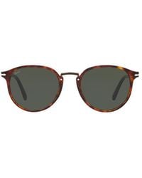 Persol - Typewriter Round Frame Sunglasses - Lyst