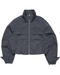 Acne Studios - Logo-Print High-Neck Jacket - Lyst