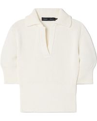 Proenza Schouler - Reeve Knit Polo Shirt - Lyst