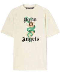 Palm Angels - Graphic Printed Crewneck T-Shirt - Lyst