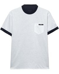 Prada - Reversible Crewneck T-Shirt - Lyst