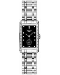 Longines - Quartz Diamond Watch With Dial - Lyst