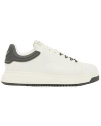 Emporio Armani - Chunky Sole Low-Top Sneakers - Lyst