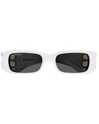 Balenciaga - Eyewear Dynasty Rectangular-Frame Sunglasses - Lyst