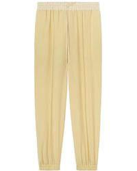 Jil Sander - High Waist Drawstring Track Pants - Lyst