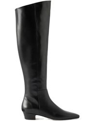 Aeyde - Solid Leather Knee-Boots - Lyst