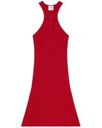 Courreges - Courrèges Scuba Racerback Mini Dress - Lyst