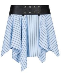 IRO - Asymmetric Striped Mini Skirt - Lyst