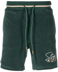 Autry - Logo-Embroidered Cotton-Blend Track Shorts - Lyst