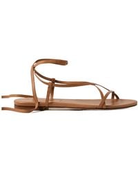 Aeyde - Round-Headed Flat Sandals - Lyst