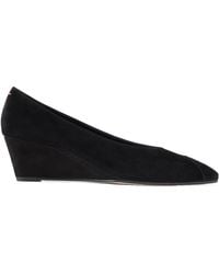 Aeyde - Solid Wedge Suede Pumps - Lyst