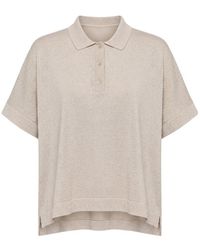 Peserico - Knitted Polo Shirt - Lyst