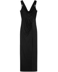 Versace - Embellished Silk-Blend Gown - Lyst