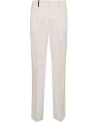 Peserico - Regular-Fit Tailored Pants - Lyst