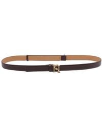 Elisabetta Franchi - Logo Buckle Belt - Lyst