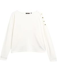Barbour - Boat Neck Long-Sleeve Top - Lyst