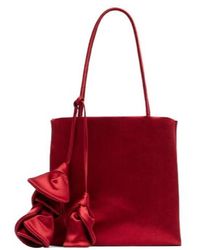 Magda Butrym - Julia Satin Shoulder Bag - Lyst